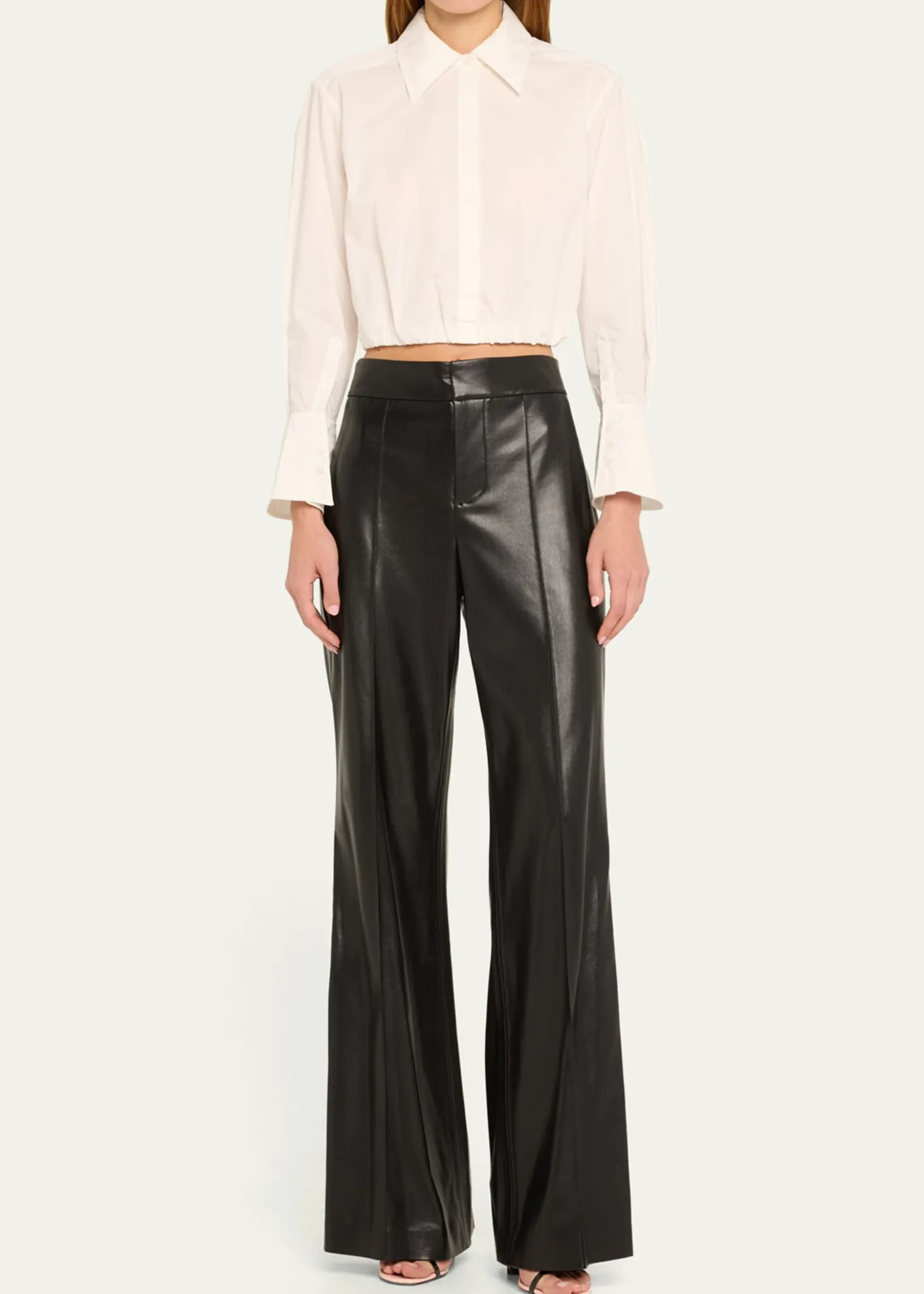 ALICE + OLIVIADylan High-Waist Faux-Leather Pants