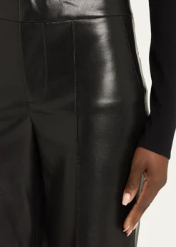 ALICE + OLIVIADylan Vegan Leather Wide-Leg Pants