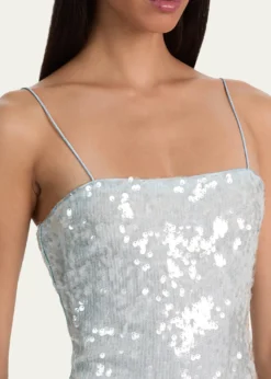 ALICE + OLIVIAFifi Sequined Midi Dress