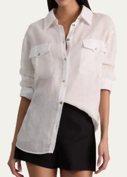 ALICE + OLIVIAFinely Oversized Utility Shirt