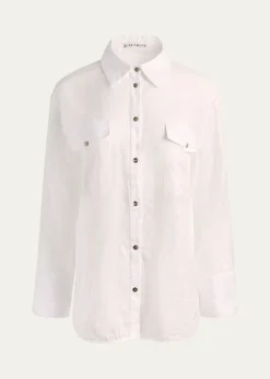 ALICE + OLIVIAFinely Oversized Utility Shirt