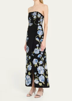 ALICE + OLIVIAJeri Embellished Romper with Overskirt