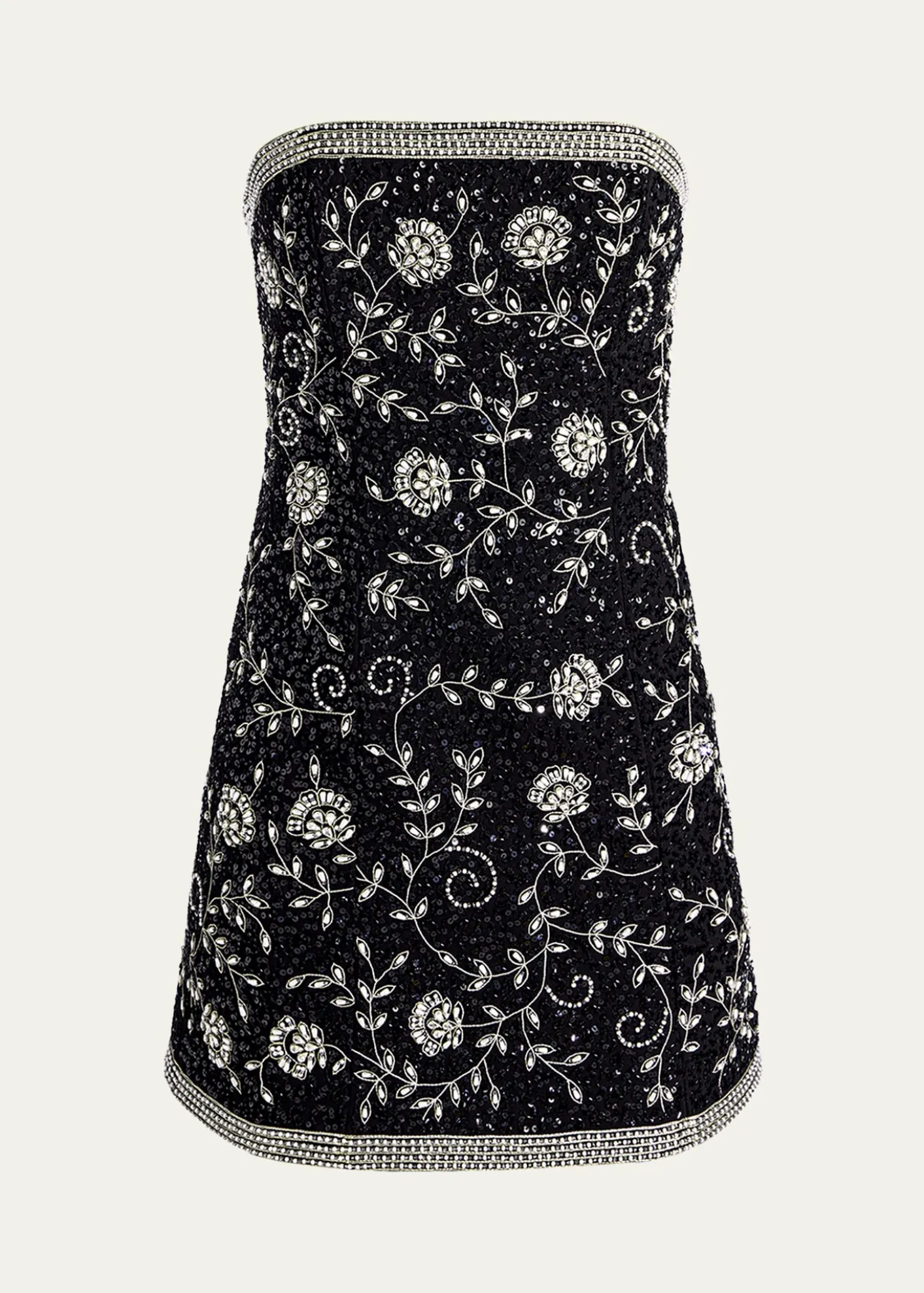 ALICE + OLIVIAKatia Embellished Strapless Mini Dress