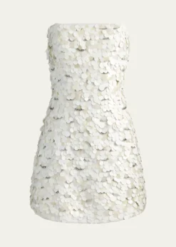 ALICE + OLIVIAKatia Sequined Strapless Mini Dress