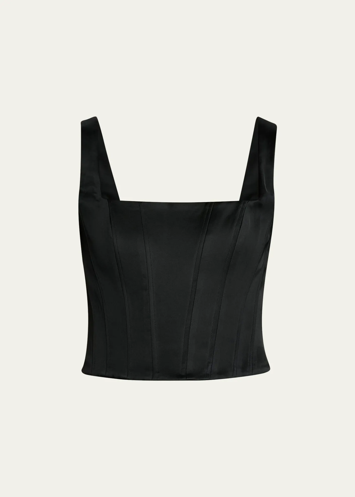 ALICE + OLIVIALilianna Satin Corset Top