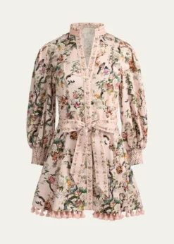 ALICE + OLIVIALucy Belted Mini Shirtdress