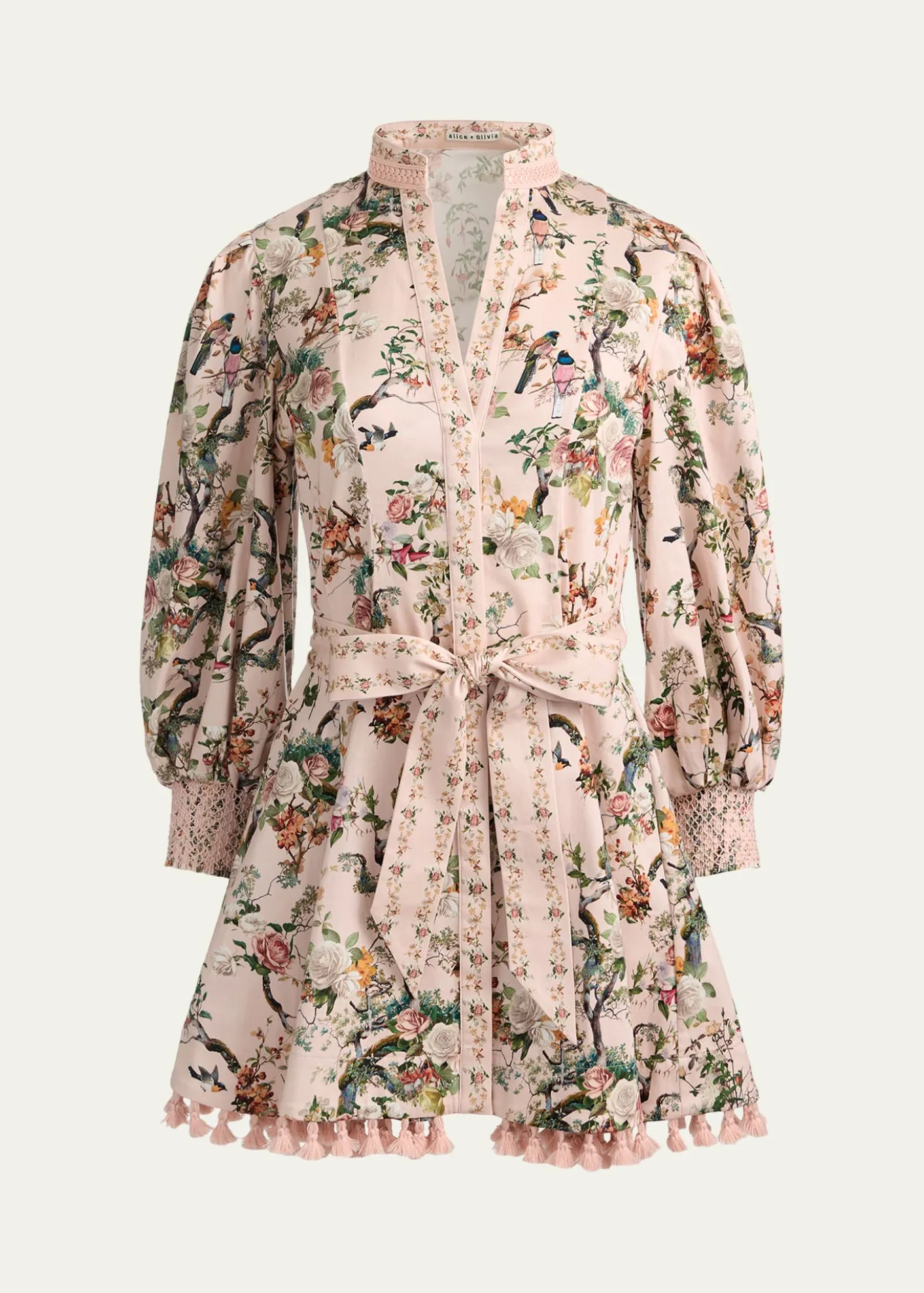 ALICE + OLIVIALucy Belted Mini Shirtdress