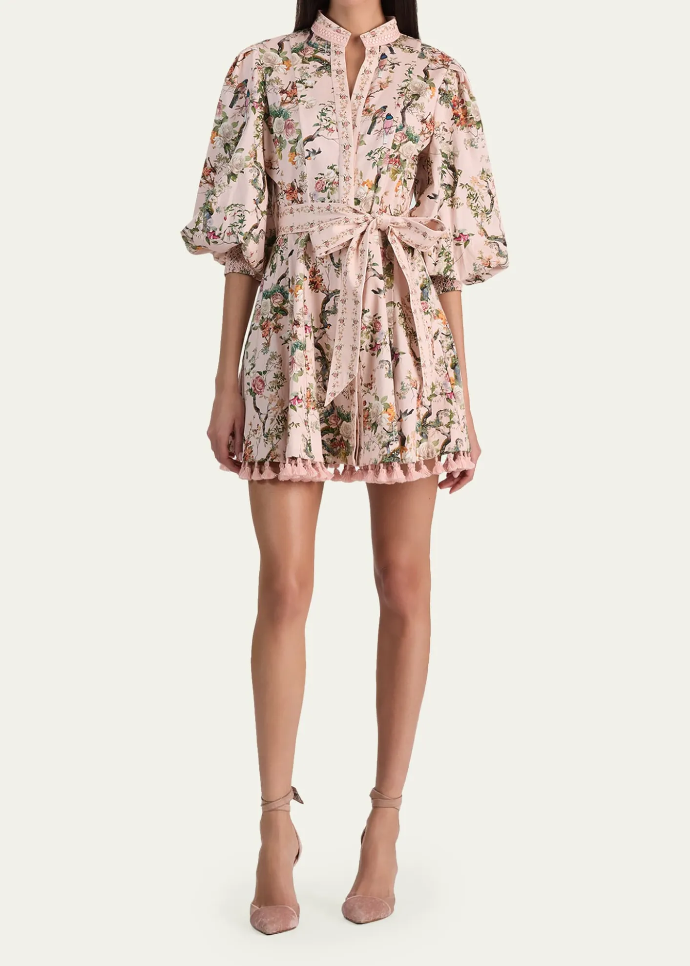 ALICE + OLIVIALucy Belted Mini Shirtdress