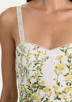 ALICE + OLIVIAMeredith Embroidered Floral Mini Dress
