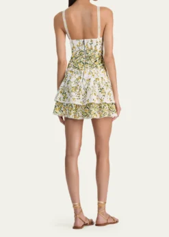 ALICE + OLIVIAMeredith Embroidered Floral Mini Dress