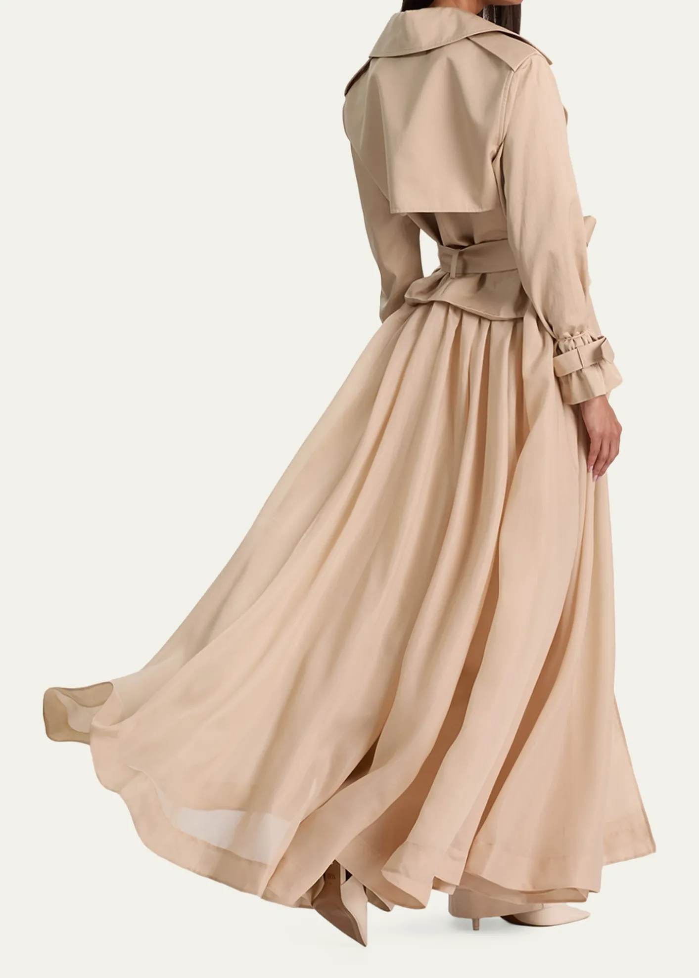 ALICE + OLIVIANevada Double-Breasted Trench Coat
