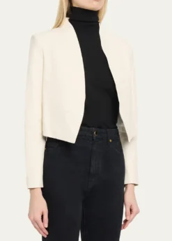 ALICE + OLIVIANew Harvey Leather Open-Front Jacket
