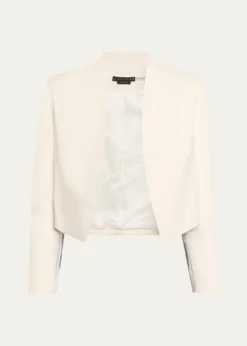 ALICE + OLIVIANew Harvey Leather Open-Front Jacket
