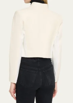 ALICE + OLIVIANew Harvey Leather Open-Front Jacket