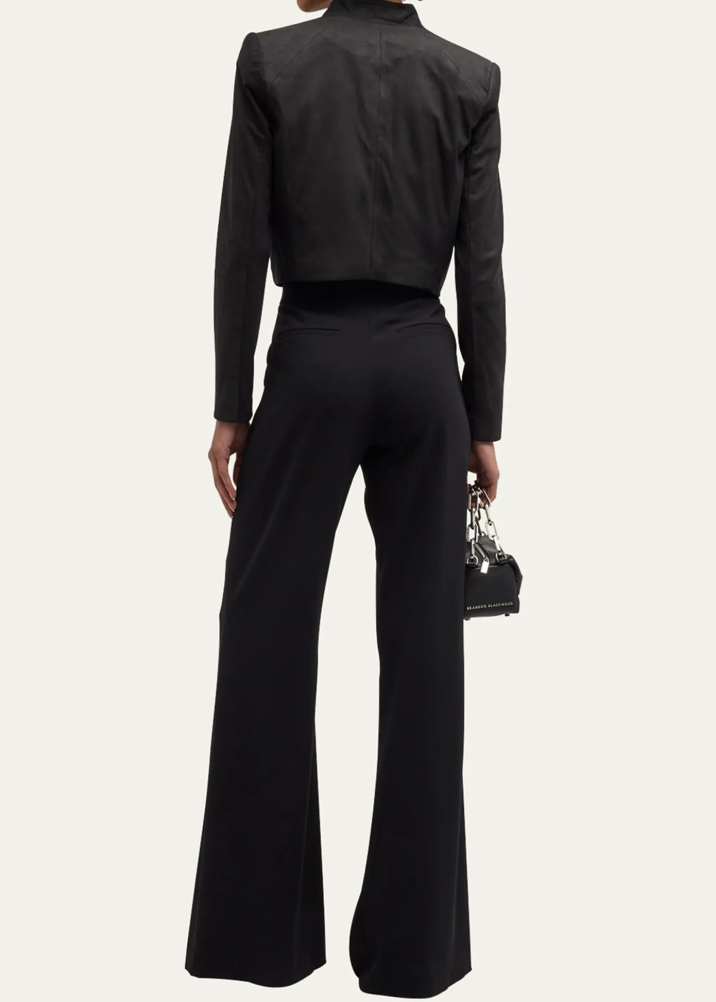 ALICE + OLIVIANew Harvey Suede Open-Front Jacket