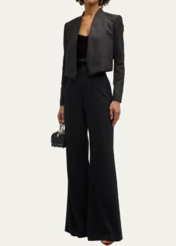 ALICE + OLIVIANew Harvey Suede Open-Front Jacket