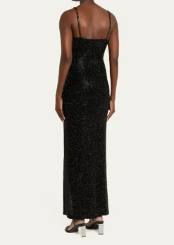 ALICE + OLIVIANina Embellished Maxi Dress