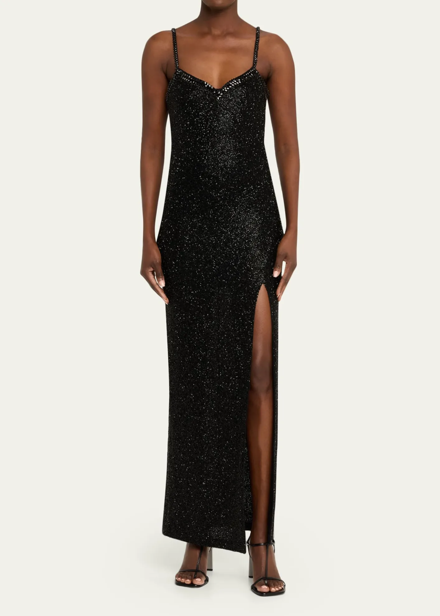 ALICE + OLIVIANina Embellished Maxi Dress