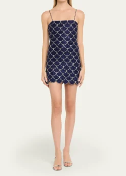 ALICE + OLIVIANina Embellished Mini Dress