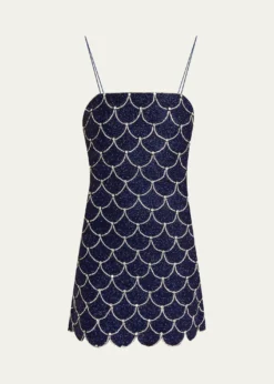 ALICE + OLIVIANina Embellished Mini Dress