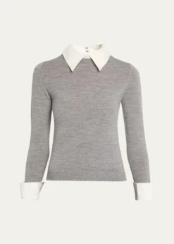 ALICE + OLIVIAPorla Collared Sweater