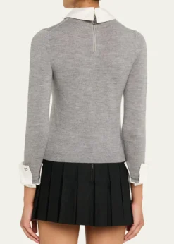 ALICE + OLIVIAPorla Collared Sweater