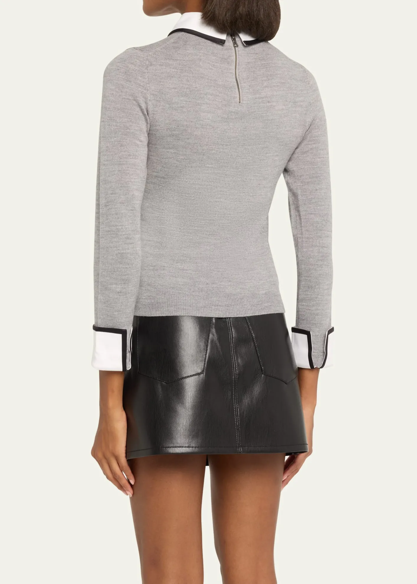 ALICE + OLIVIAPorla Collared Sweater