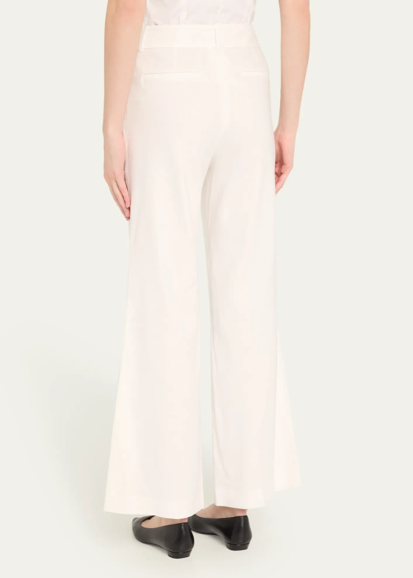 ALICE + OLIVIAQuinn High-Rise Ankle Kick Flare Pants