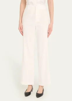 ALICE + OLIVIAQuinn High-Rise Ankle Kick Flare Pants