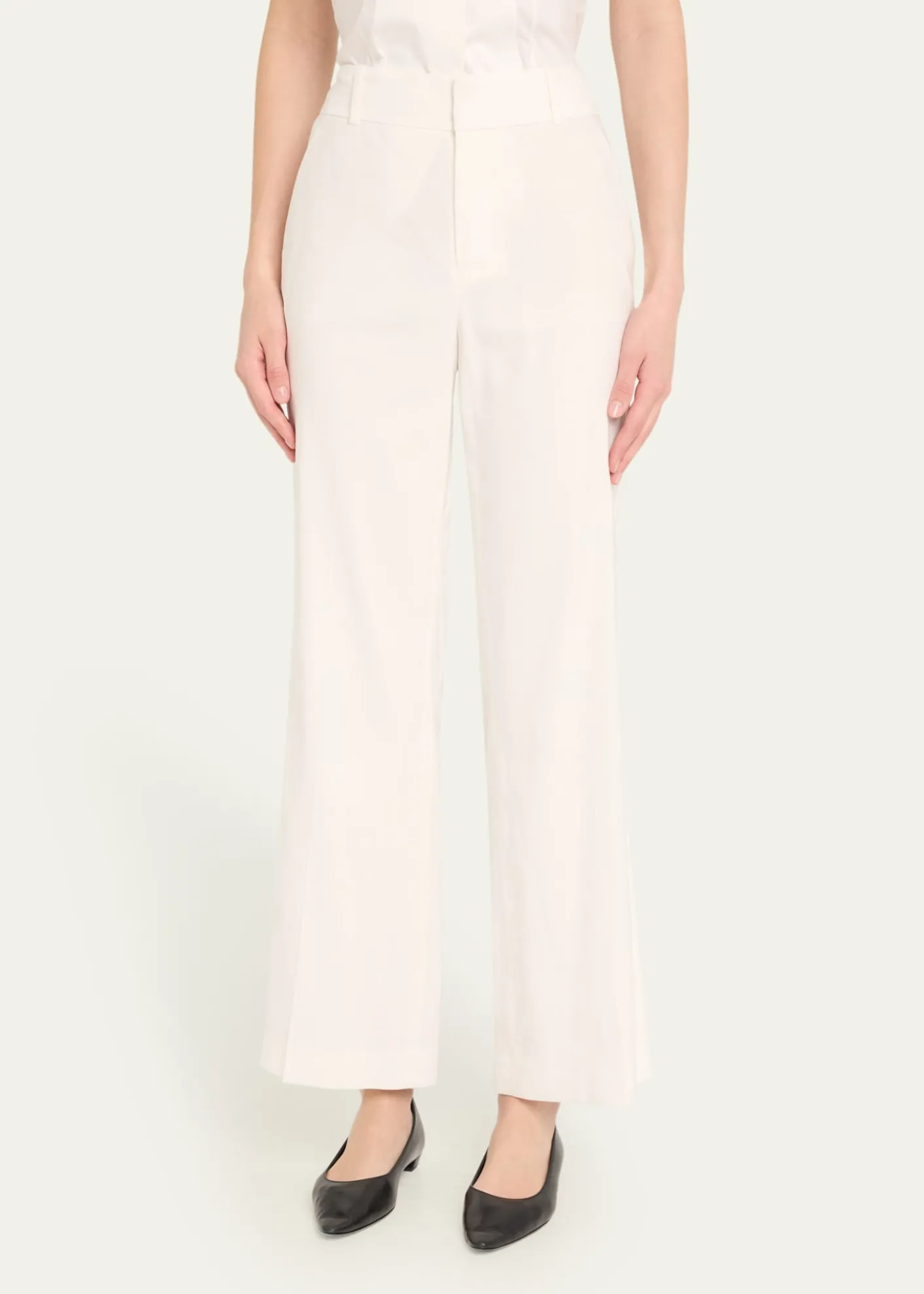 ALICE + OLIVIAQuinn High-Rise Ankle Kick Flare Pants