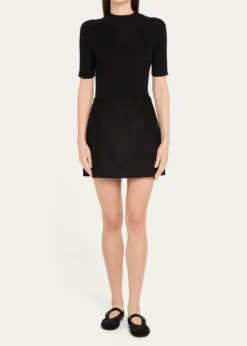 ALICE + OLIVIARiley Suede Mini Skirt