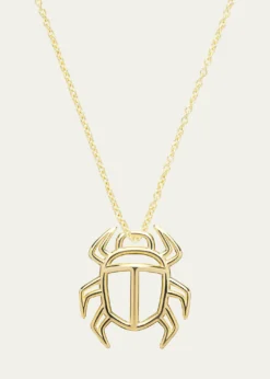AliitaBeetle Necklace in 9k Gold