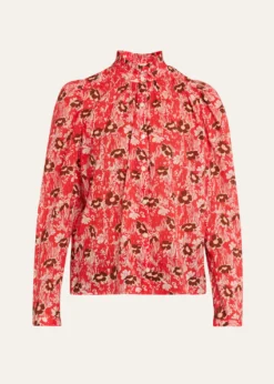 Alix of BohemiaArtemis Printed Long-Sleeve Blouse