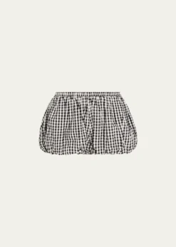Alix of BohemiaBriar Gingham Seersucker Bloomer Shorts