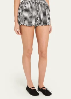 Alix of BohemiaBriar Gingham Seersucker Bloomer Shorts