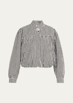 Alix of BohemiaJodie Gingham Seersucker Jacket