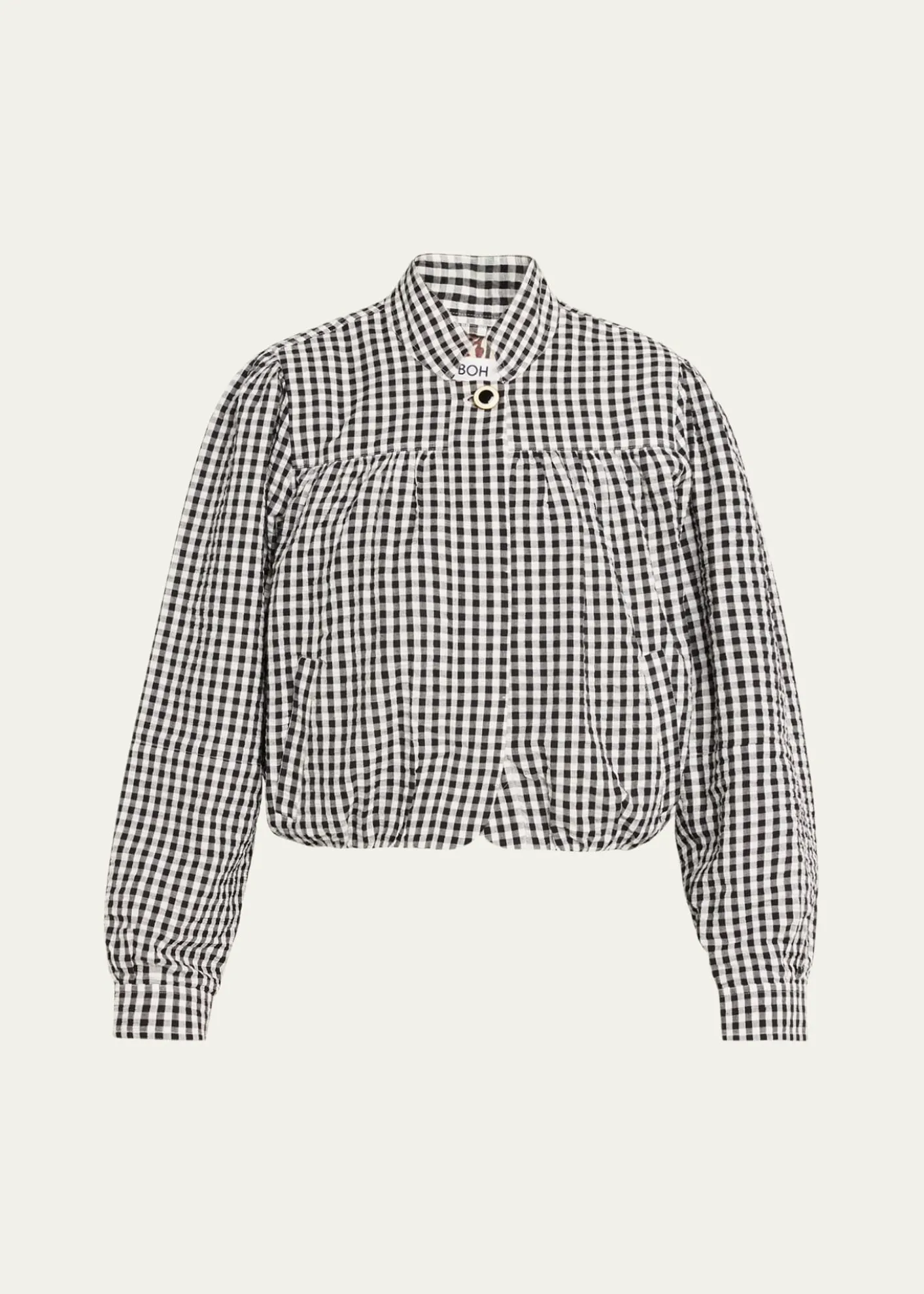 Alix of BohemiaJodie Gingham Seersucker Jacket