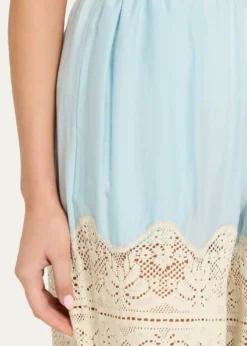 Alix of BohemiaMargie Wide-Leg Lace Panel Pants