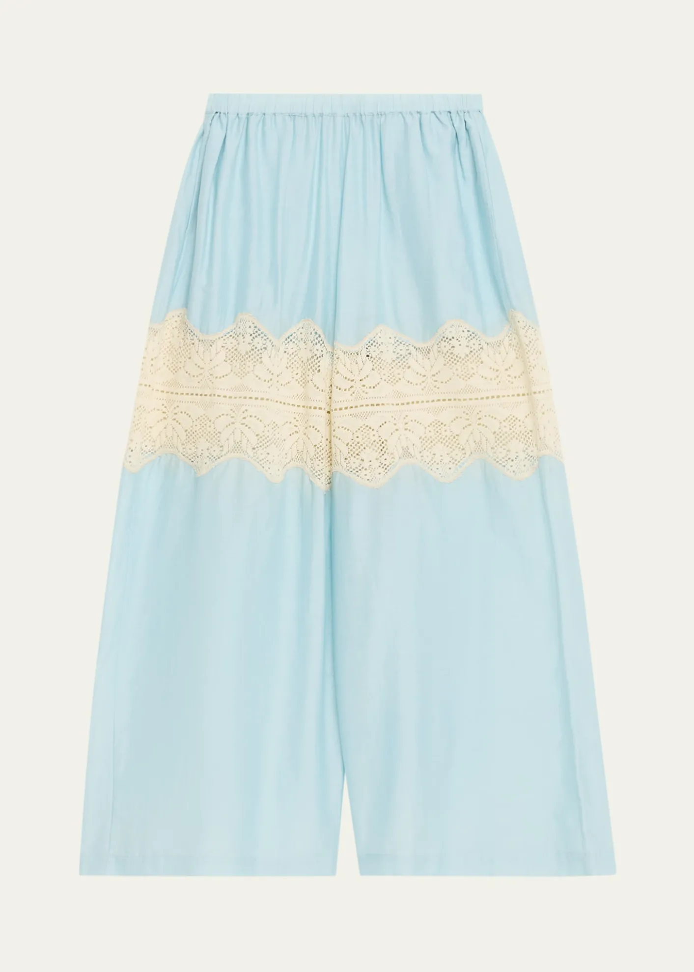 Alix of BohemiaMargie Wide-Leg Lace Panel Pants
