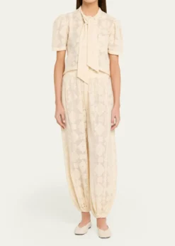 Alix of BohemiaMargot Eyelet Joggers