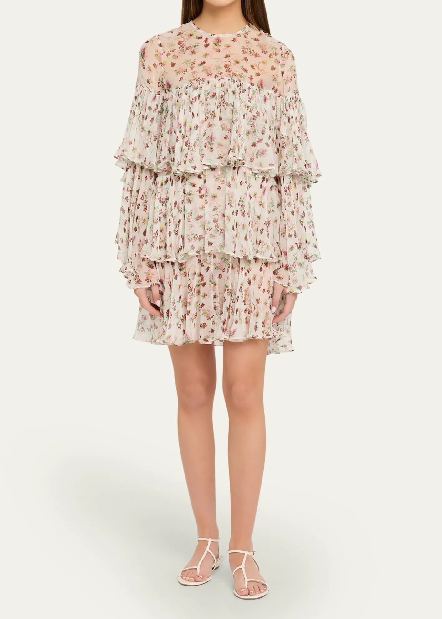 Alix of BohemiaVienna Wild Garden Tiered Mini Dress