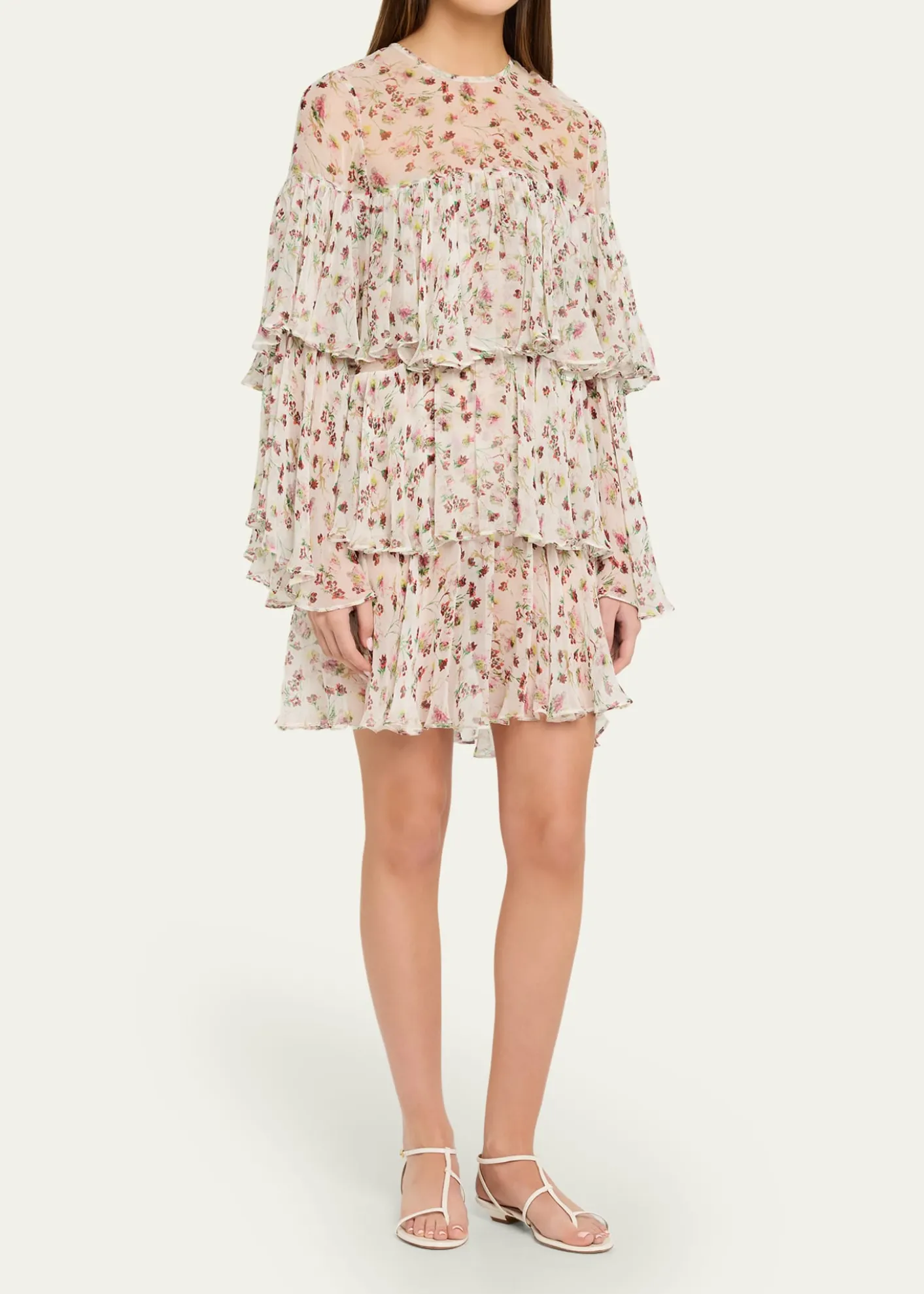 Alix of BohemiaVienna Wild Garden Tiered Mini Dress