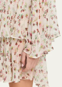 Alix of BohemiaVienna Wild Garden Tiered Mini Dress