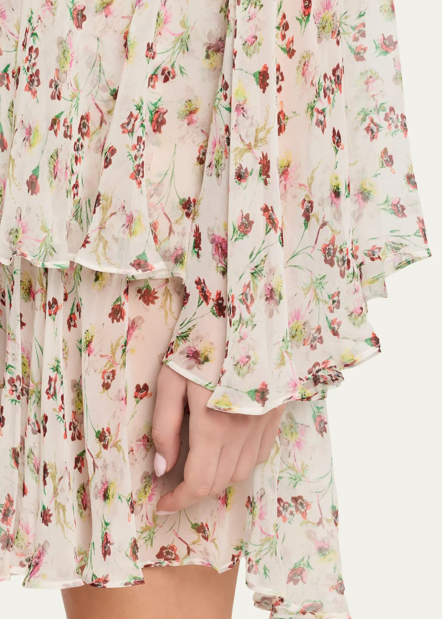 Alix of BohemiaVienna Wild Garden Tiered Mini Dress