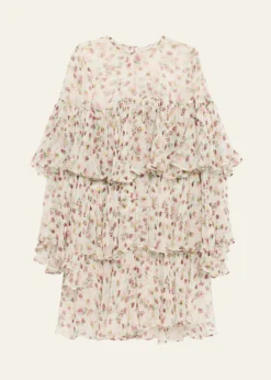 Alix of BohemiaVienna Wild Garden Tiered Mini Dress
