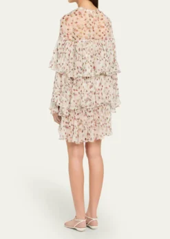 Alix of BohemiaVienna Wild Garden Tiered Mini Dress