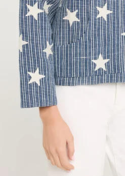 Alix of BohemiaWestern Plaid Star Embroidered Jacket