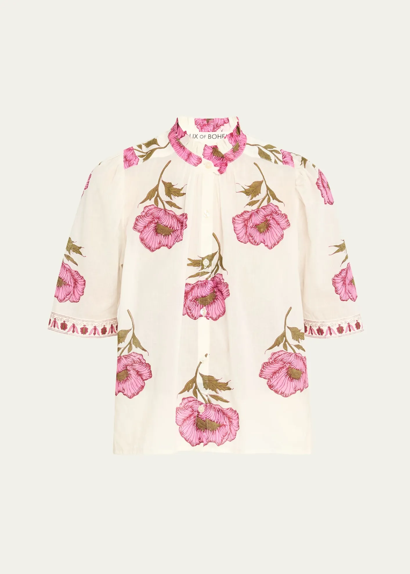 Alix of BohemiaWinn Fuchsia Poppy Blouse