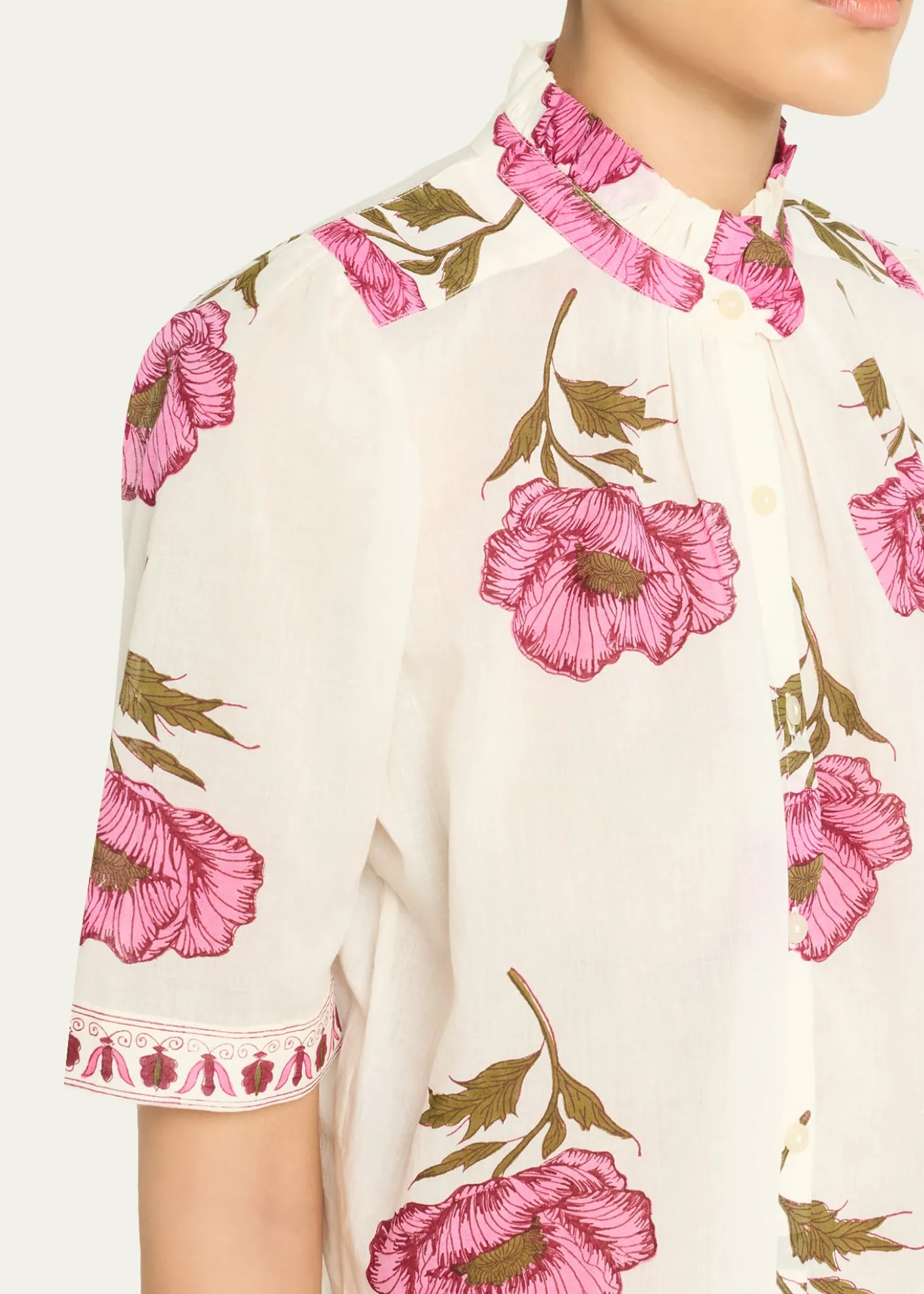 Alix of BohemiaWinn Fuchsia Poppy Blouse