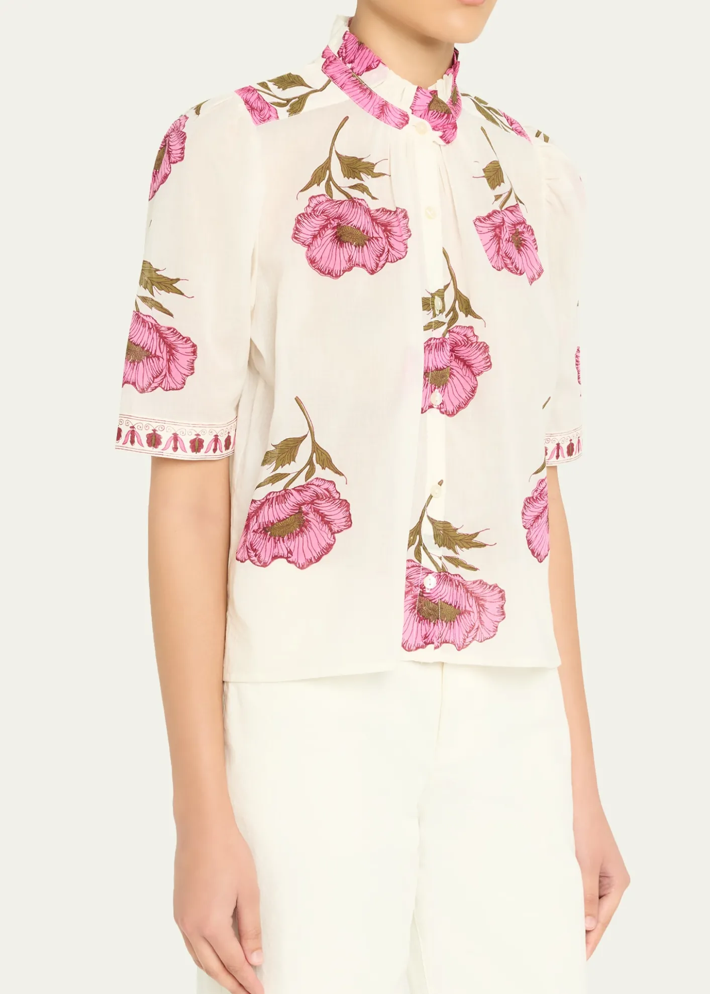 Alix of BohemiaWinn Fuchsia Poppy Blouse